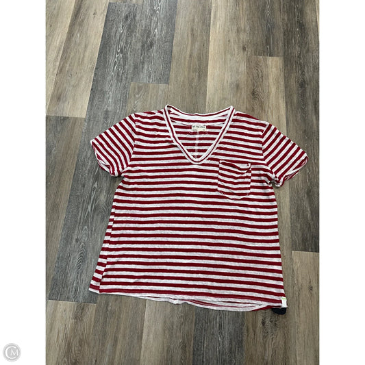 Top Short Sleeve By We The Free In Striped Pattern, Size: Xs