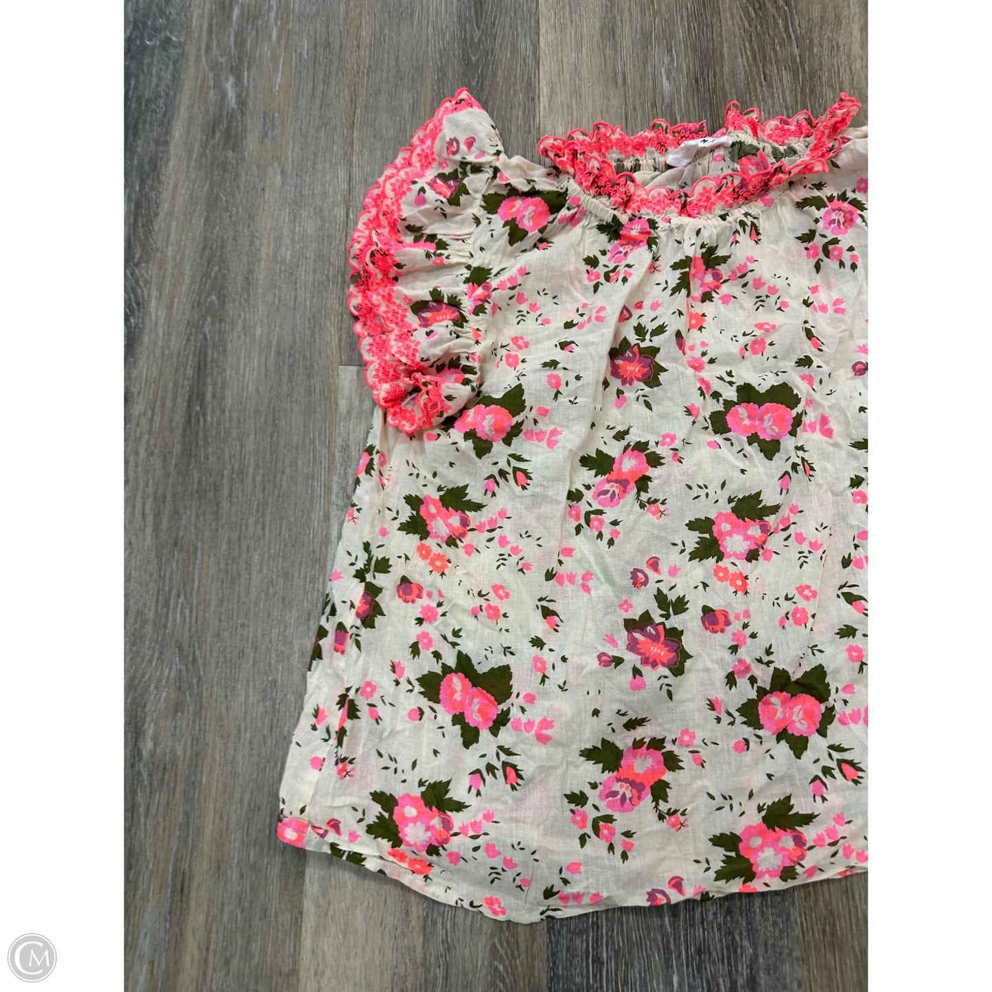 Blouse Short Sleeve By Thml In Floral Print, Size: S