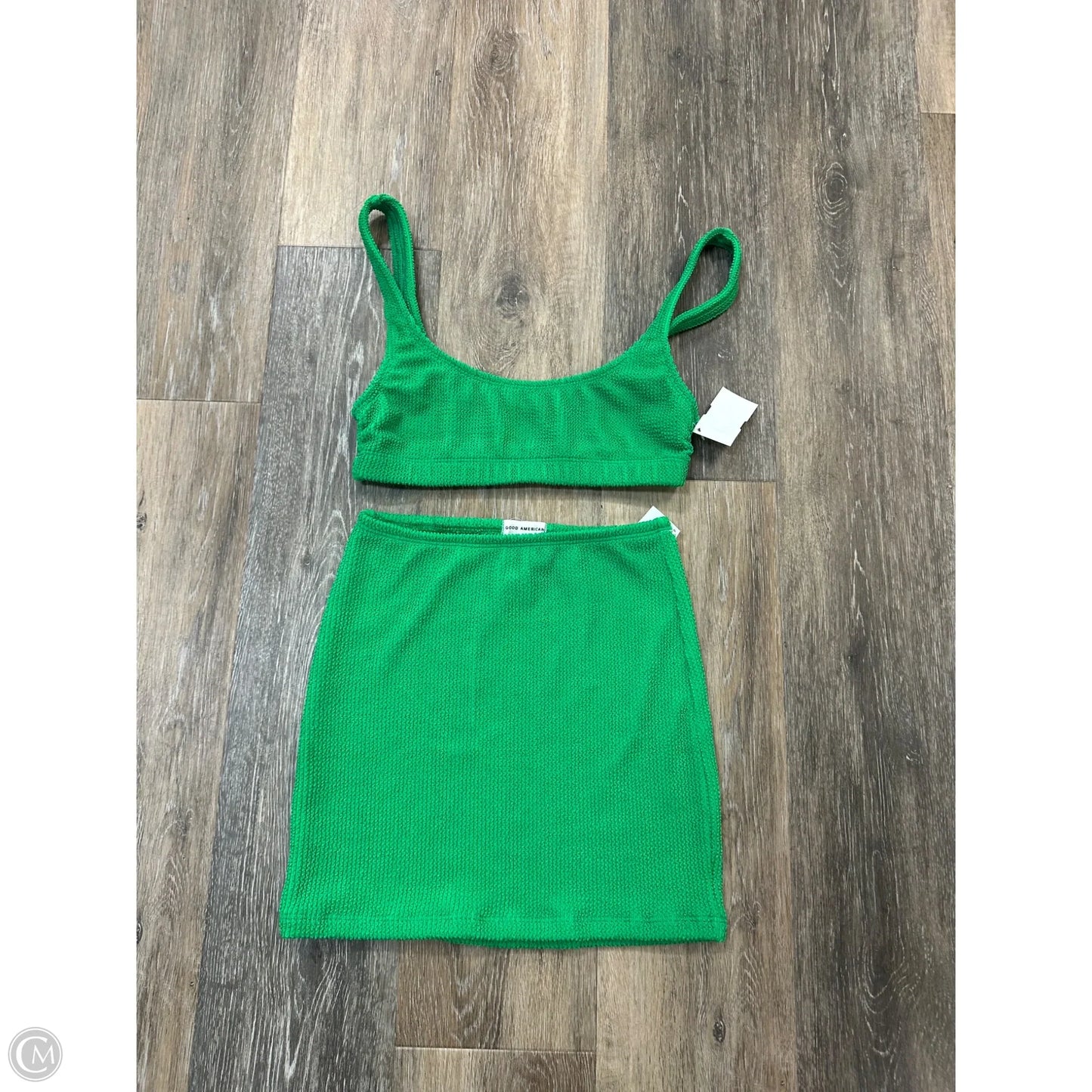 Skirt Set 2pc By Good American In Green, Size: Xs