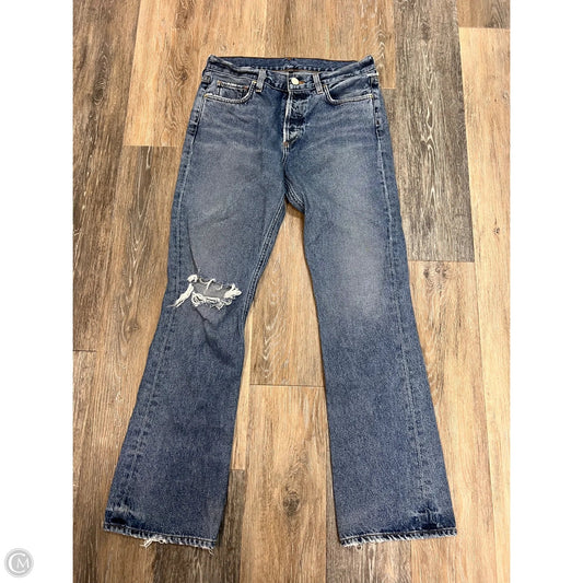 Jeans Straight By Goldsign In Blue Denim, Size: 2