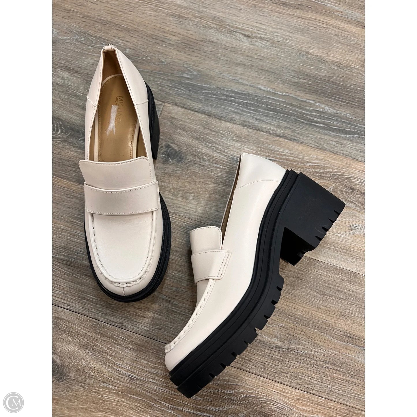 Shoes Heels Block By Michael By Michael Kors In White, Size: 9