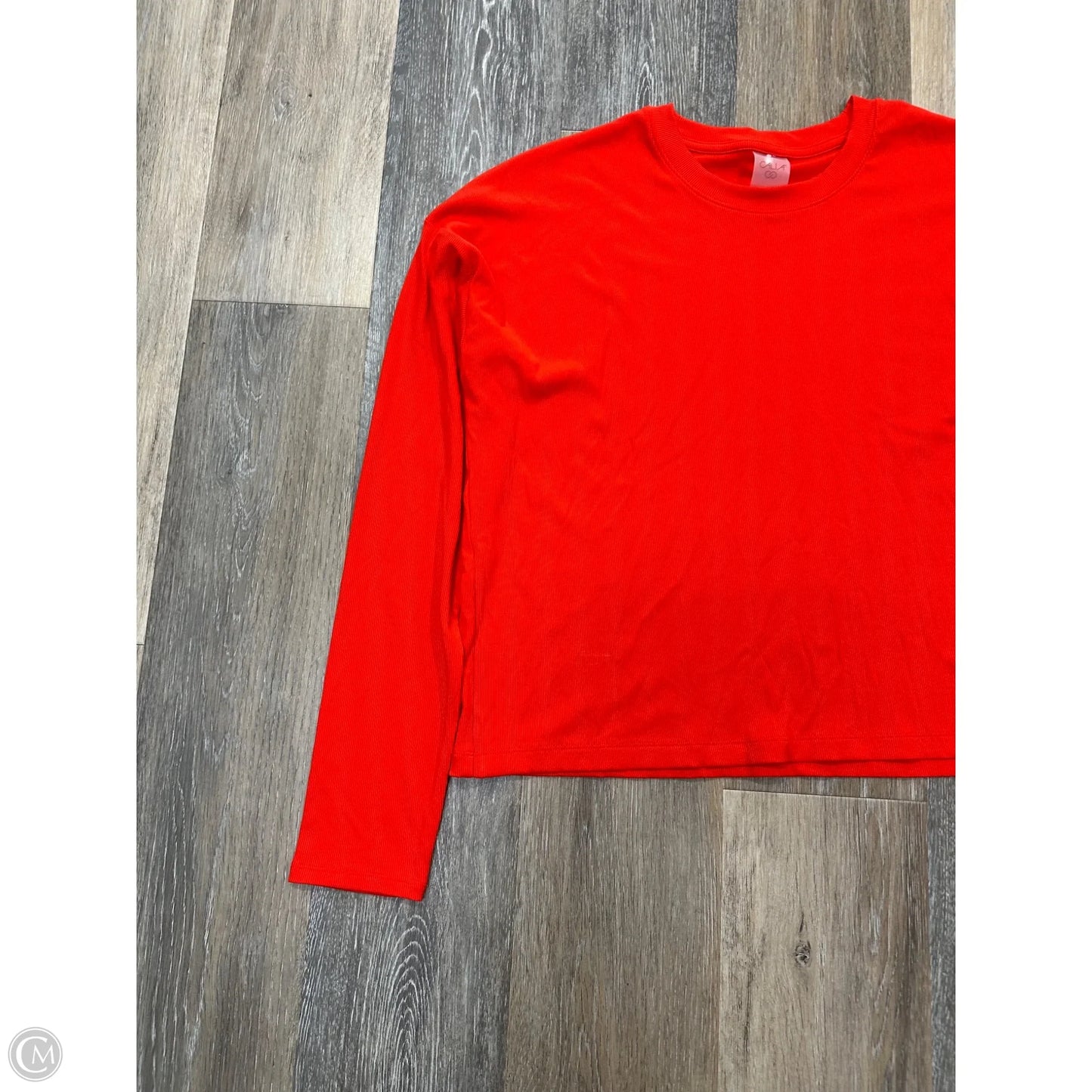 Top Long Sleeve By Calia In Red, Size: L
