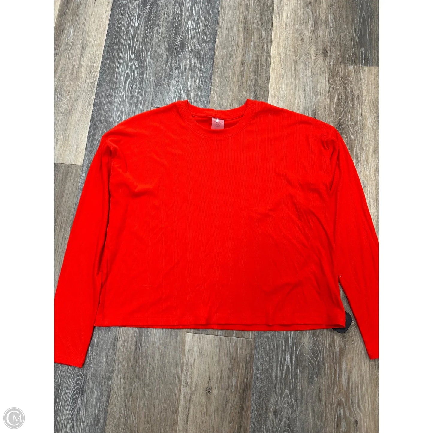Top Long Sleeve By Calia In Red, Size: L