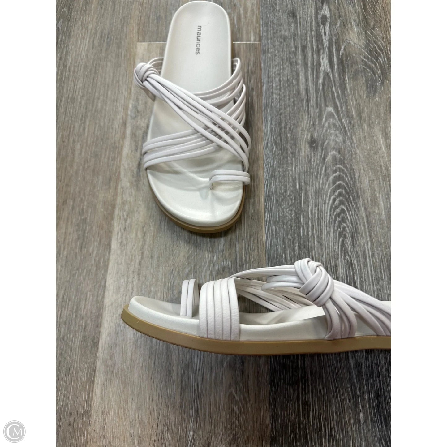 Sandals Flats By Maurices In White, Size: 9