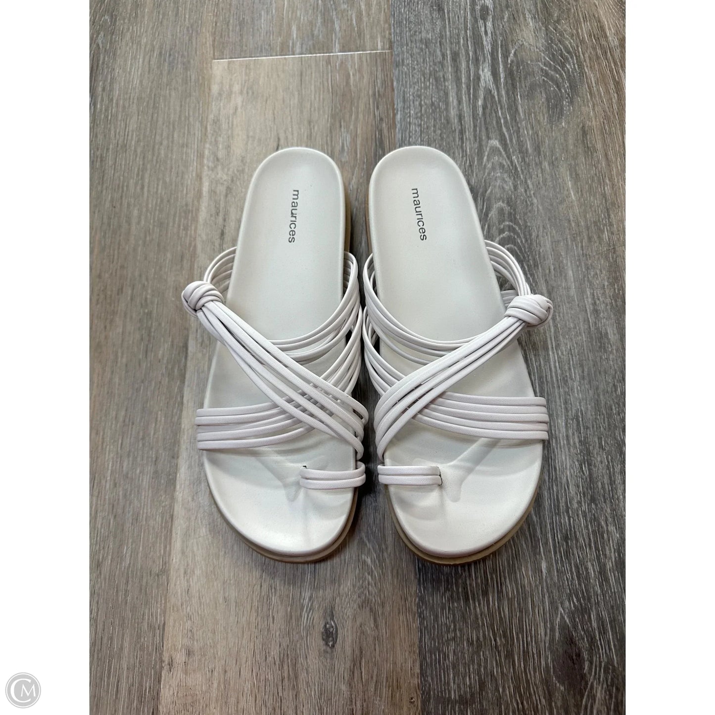 Sandals Flats By Maurices In White, Size: 9