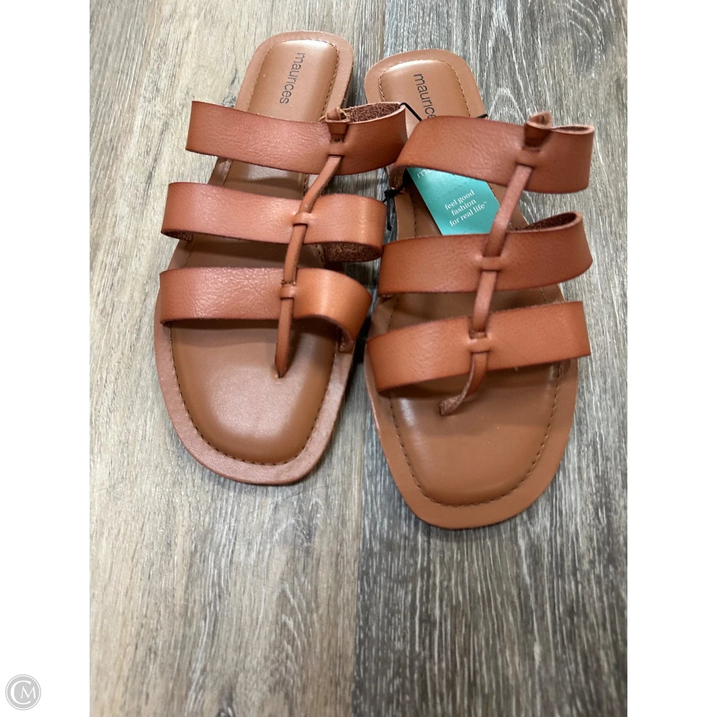 Sandals Flats By Maurices In Bronze, Size: 10