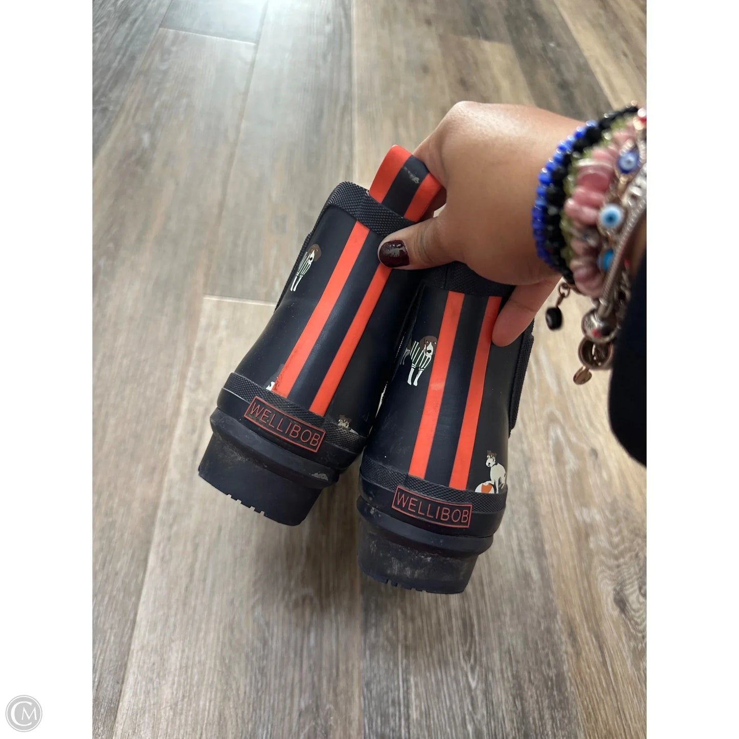 Boots Rain By Joules In Blue, Size: 6