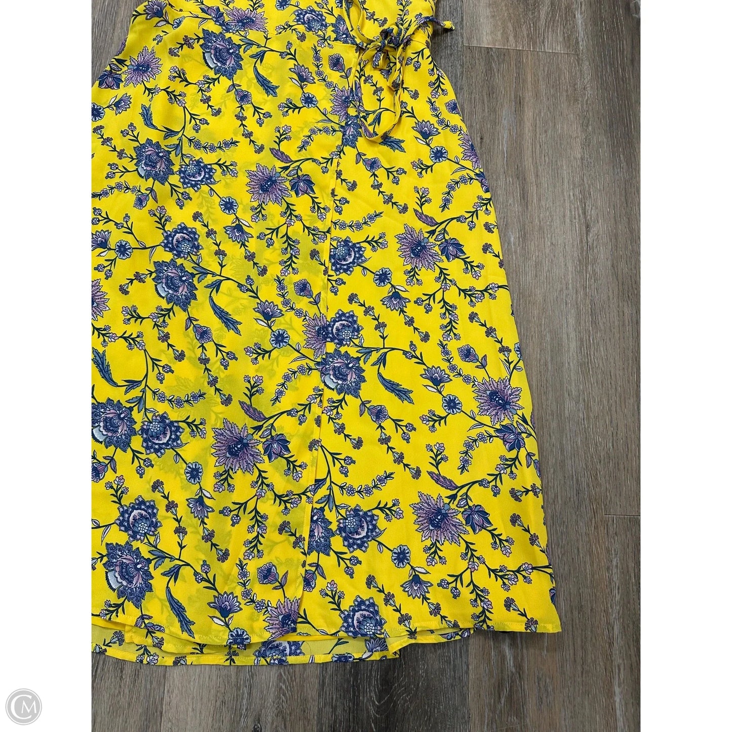 Dress Casual Midi By Banana Republic In Yellow, Size: 10