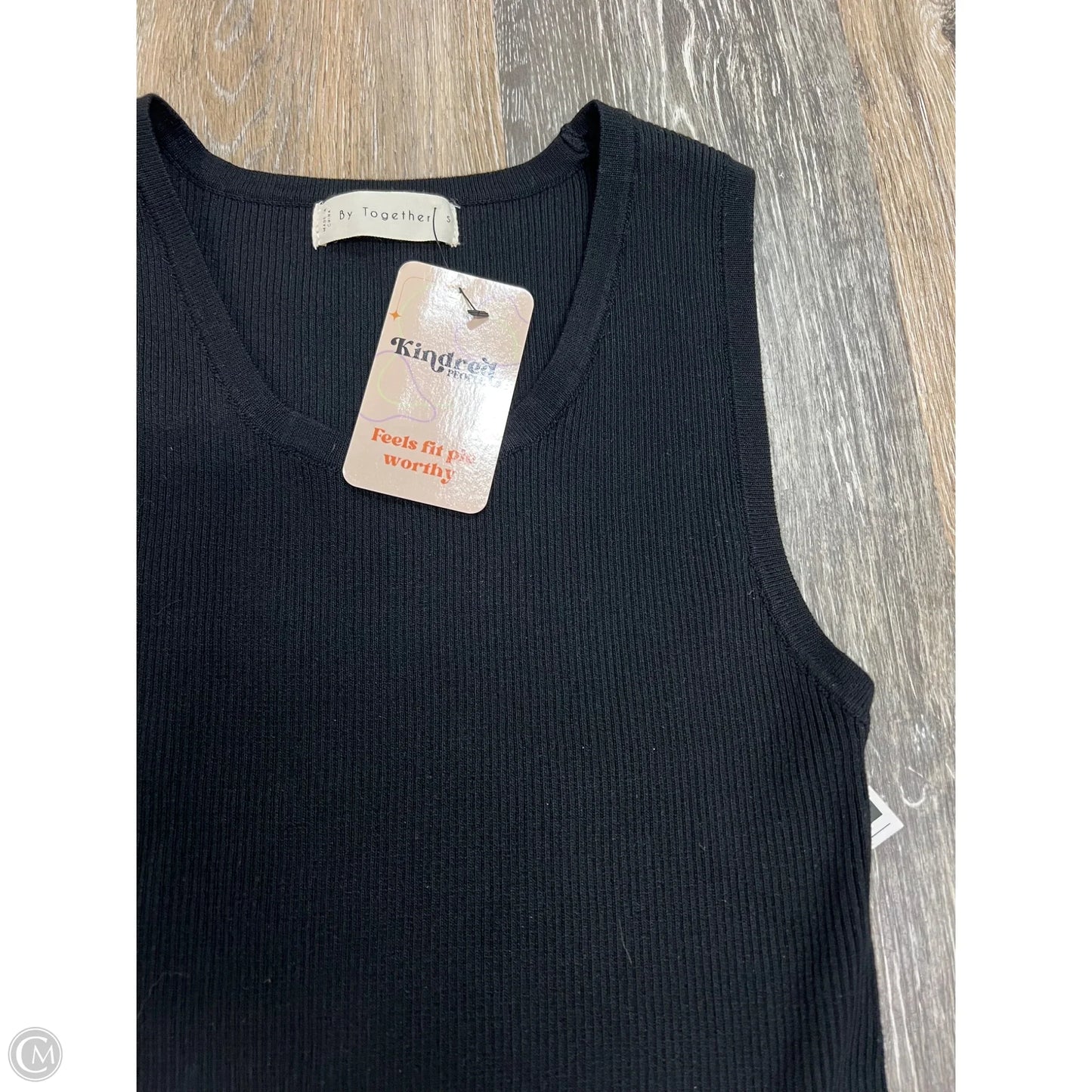 Top Sleeveless By By Together In Black, Size: S