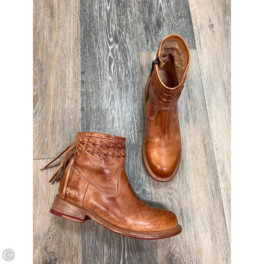 Boots Ankle Flats By Bed Stu In Brown, Size: 6