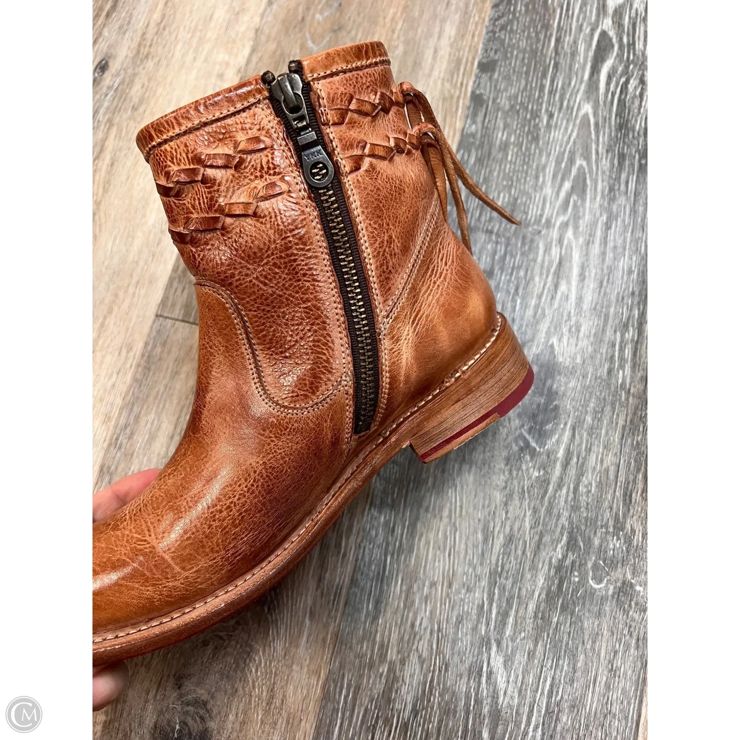 Boots Ankle Flats By Bed Stu In Brown, Size: 6