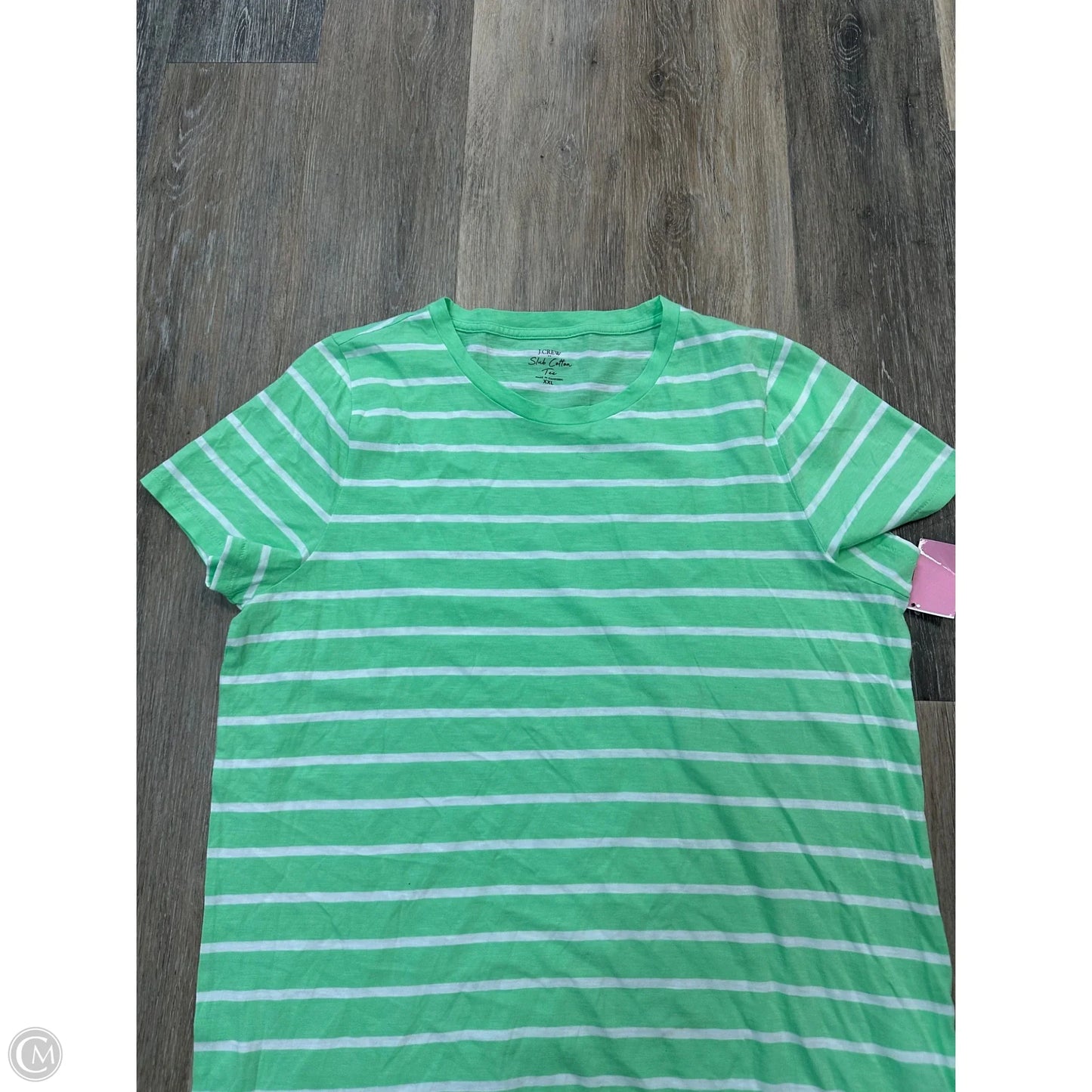 Top Short Sleeve By J. Crew In Striped Pattern, Size: Xxl