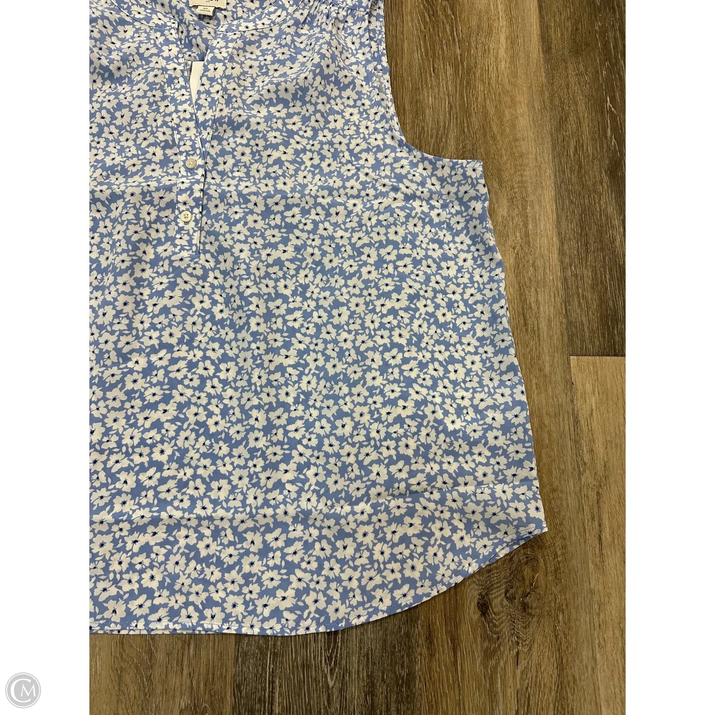 Top Sleeveless By J. Crew In Blue, Size: Xl