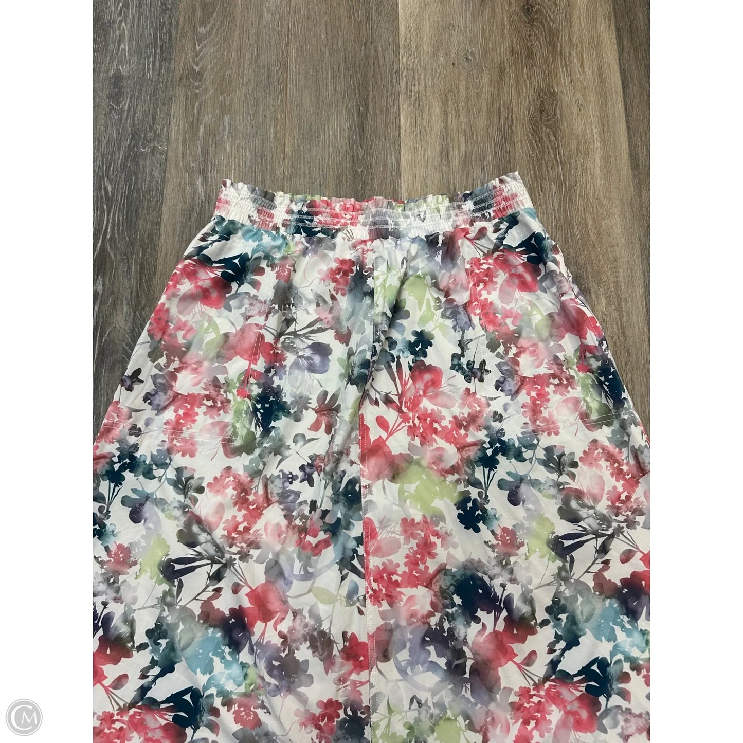 - Skirt Midi By Athleta In Floral Print, Size: L