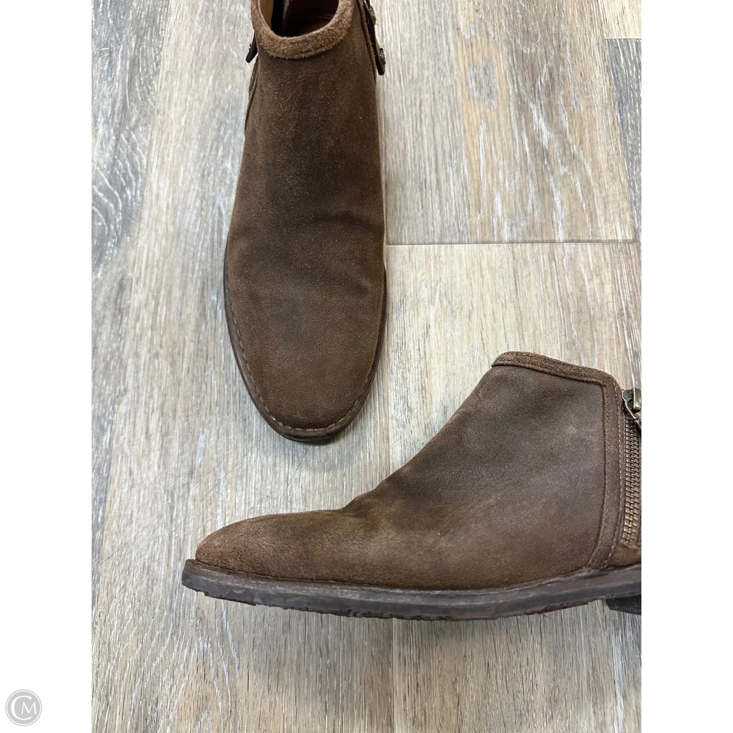 Boots Ankle Flats By Trask In Brown, Size: 8.5