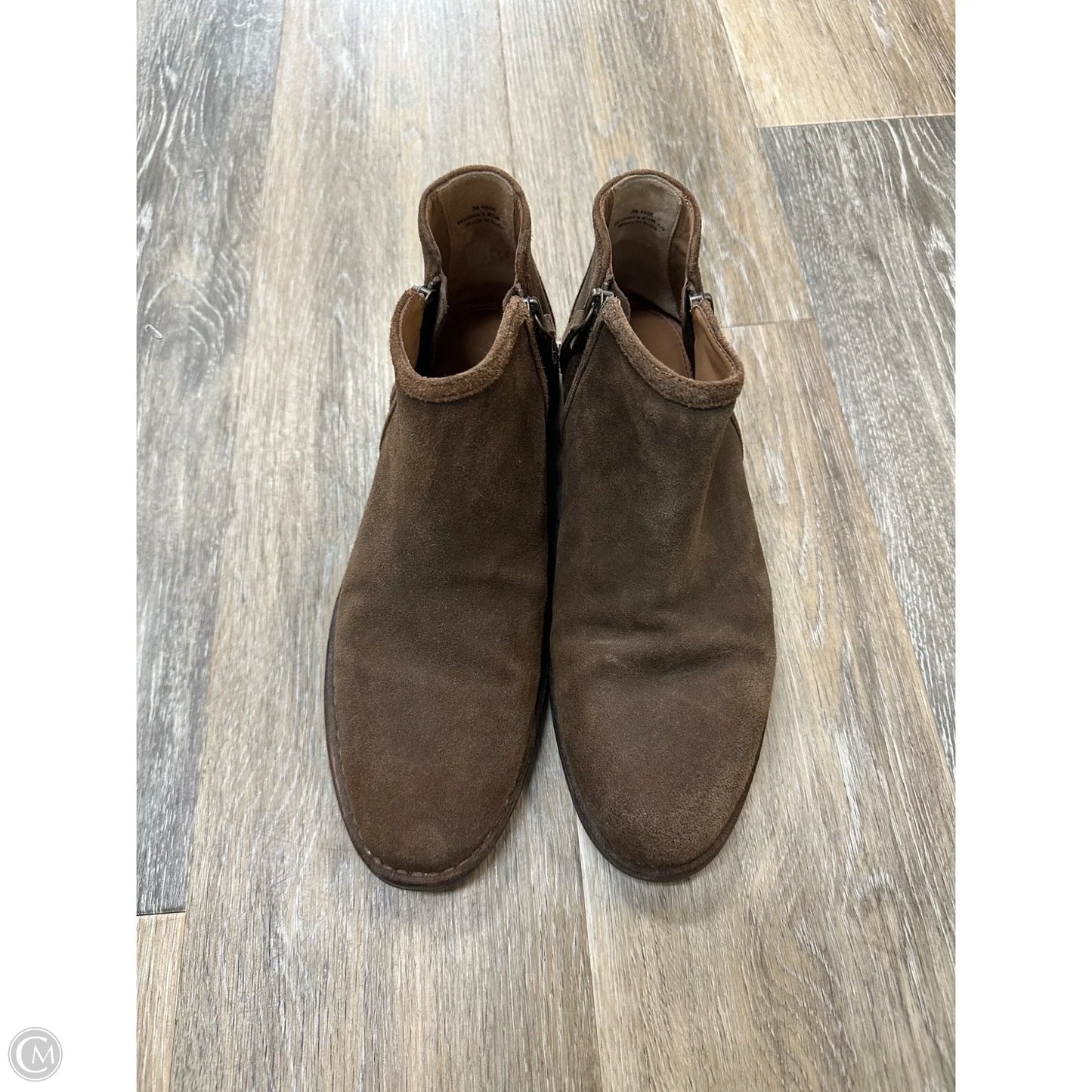 Boots Ankle Flats By Trask In Brown, Size: 8.5