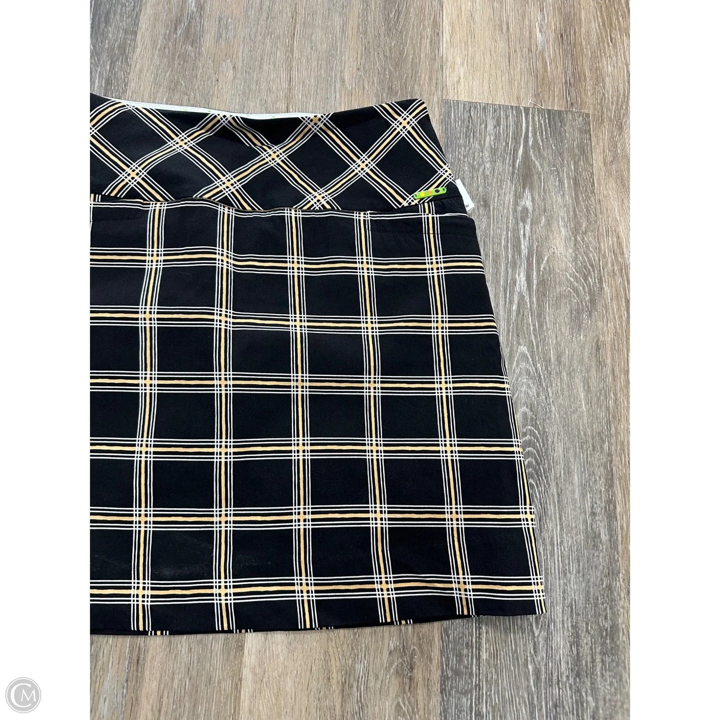 Athletic Skort By Swing Control In Plaid Pattern, Size: 8