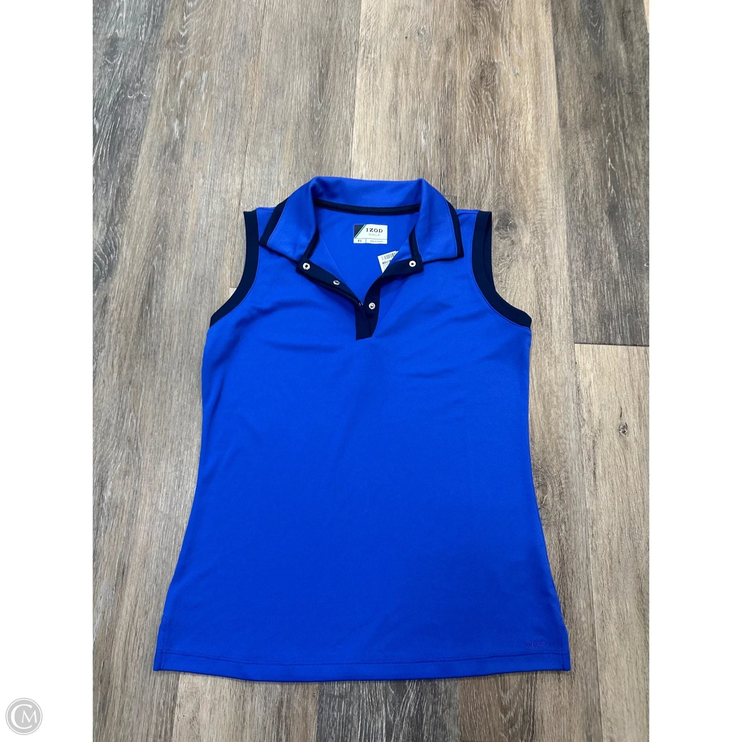 Athletic Tank Top By Izod In Blue, Size: Xs