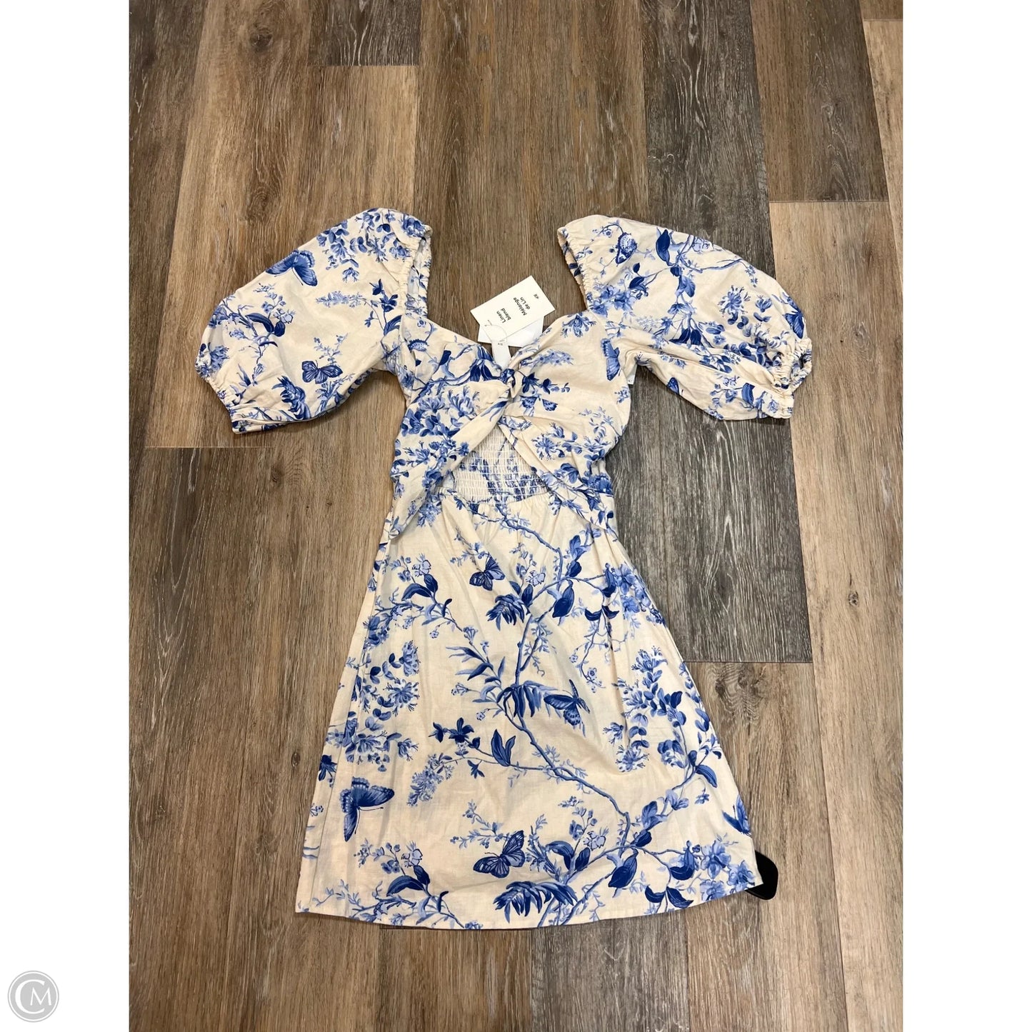 Dress Casual Midi By H&m In Cream, Size: Xs