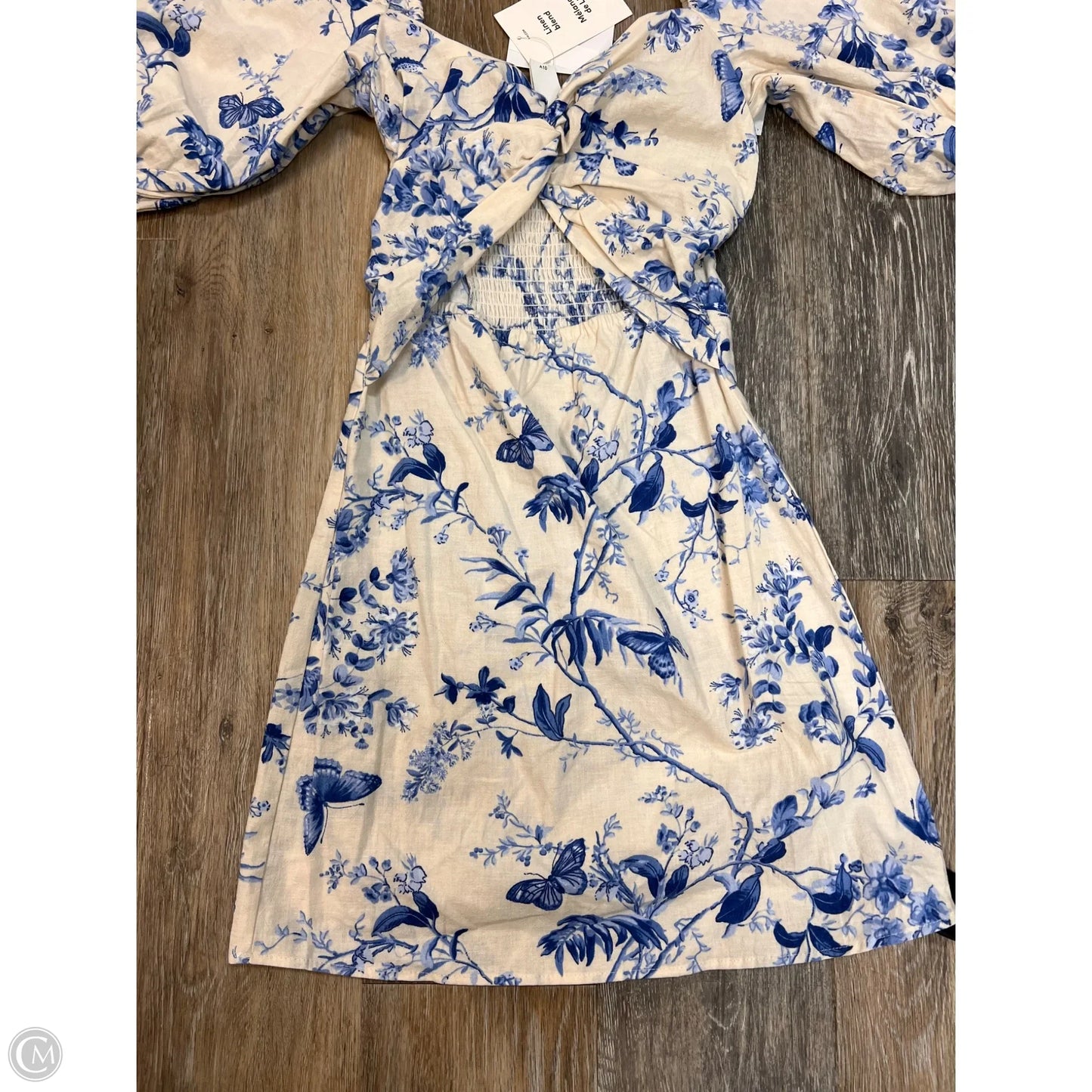 Dress Casual Midi By H&m In Cream, Size: Xs