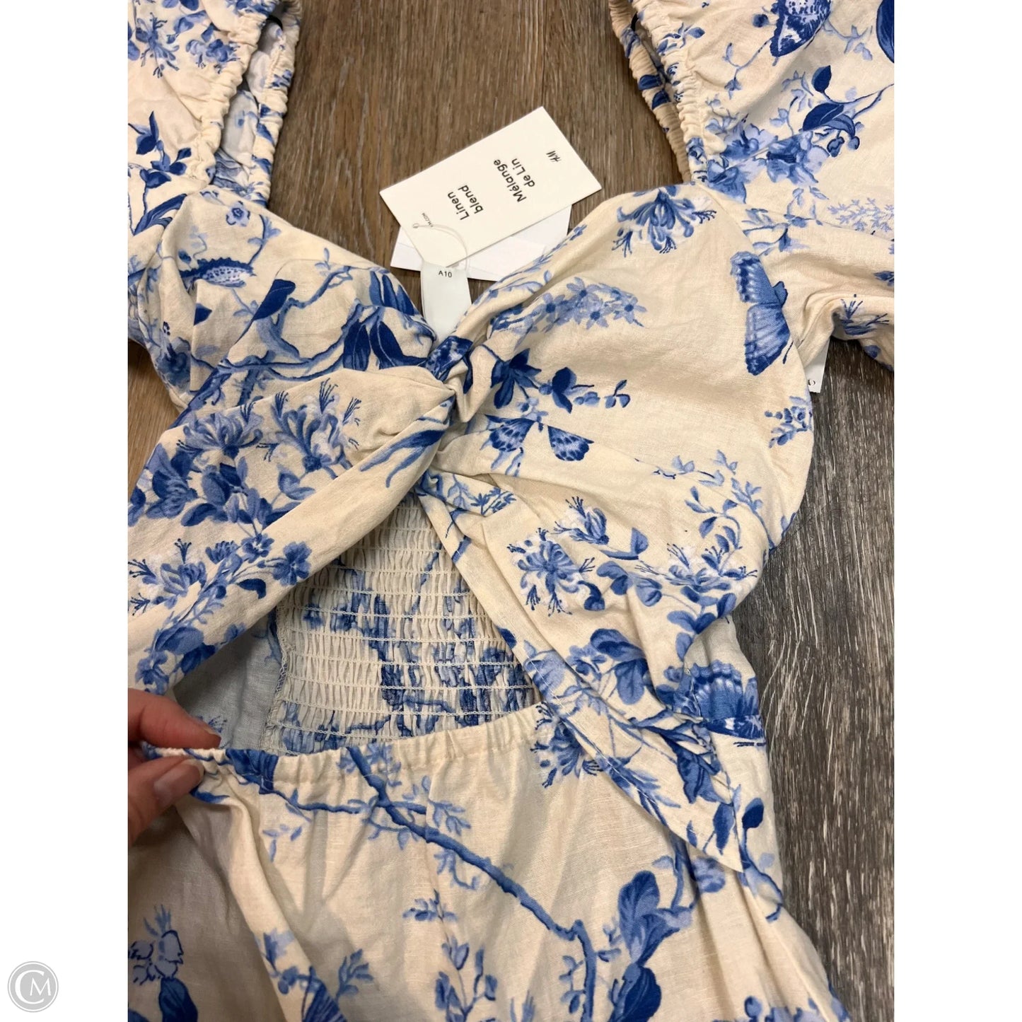 Dress Casual Midi By H&m In Cream, Size: Xs