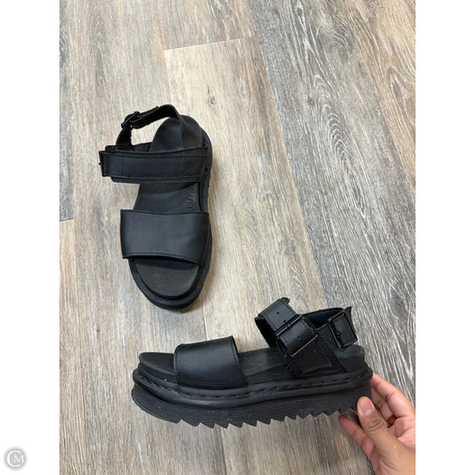 Sandals Flats By Dr Martens In Black, Size: 5