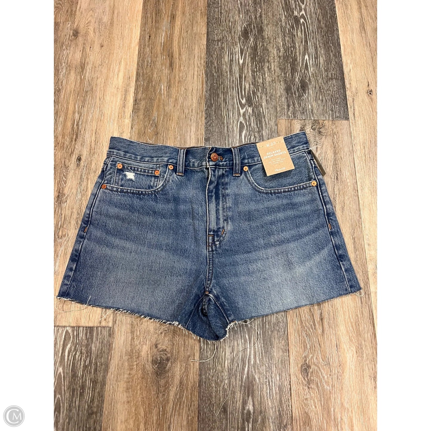 Shorts By Madewell In Blue Denim, Size: 4/27