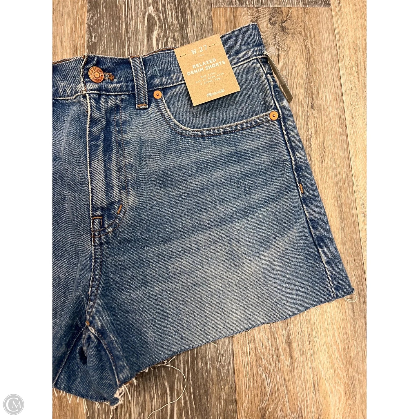 Shorts By Madewell In Blue Denim, Size: 4/27
