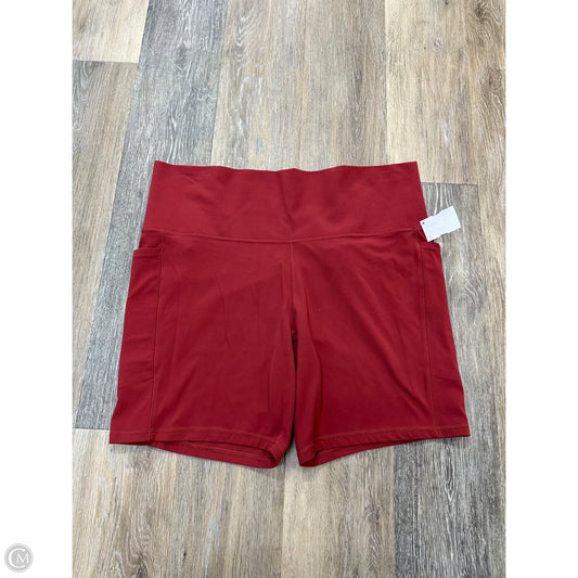 Athletic Shorts By Athleta In Red, Size: 2x