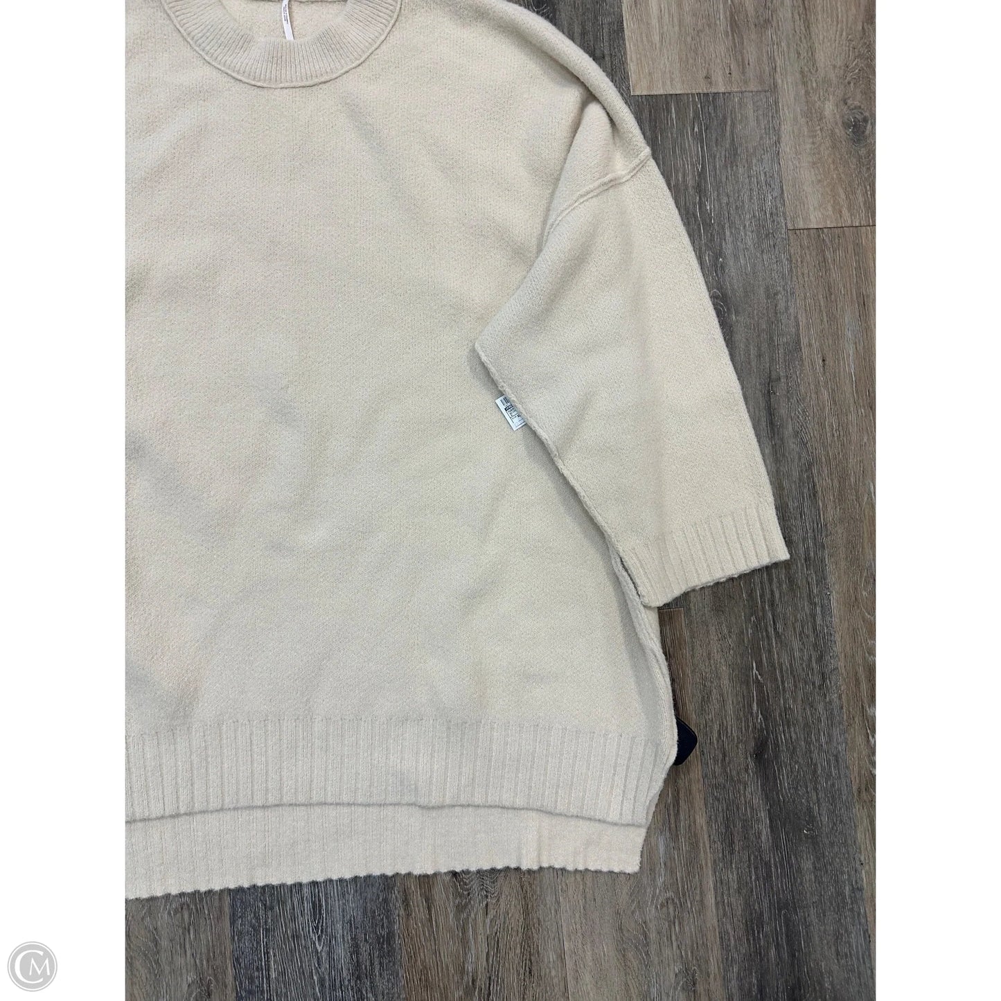 Sweater By Free People In Beige, Size: Xl