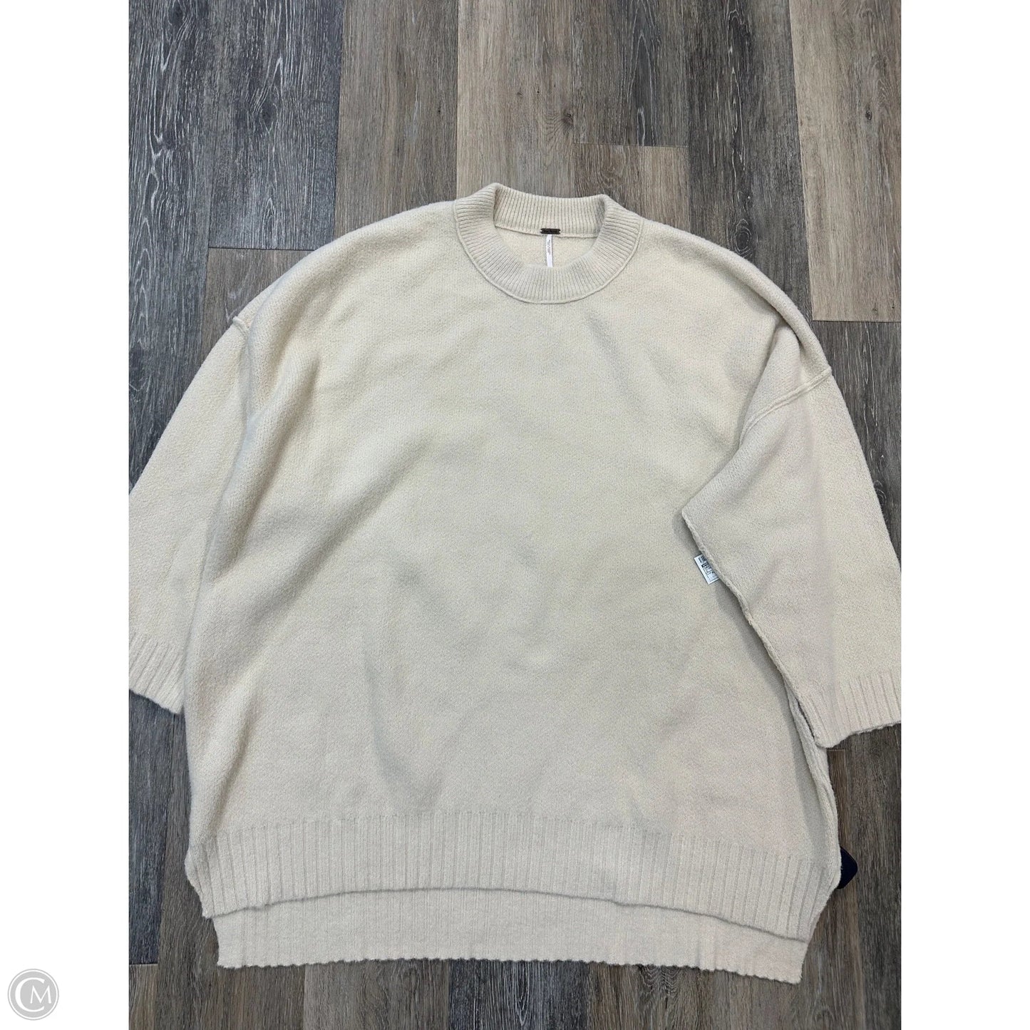 Sweater By Free People In Beige, Size: Xl