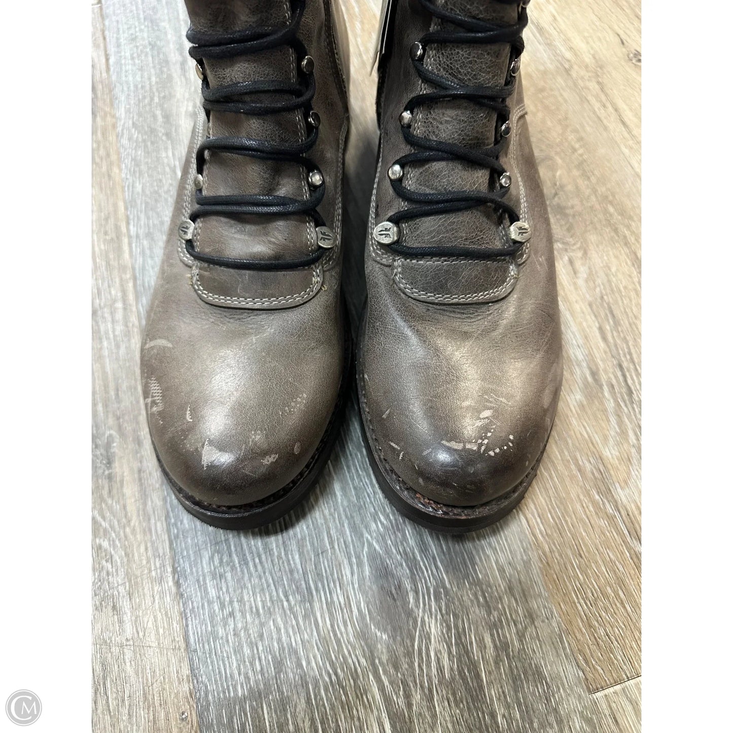 Boots Designer By Frye In Grey, Size: 11