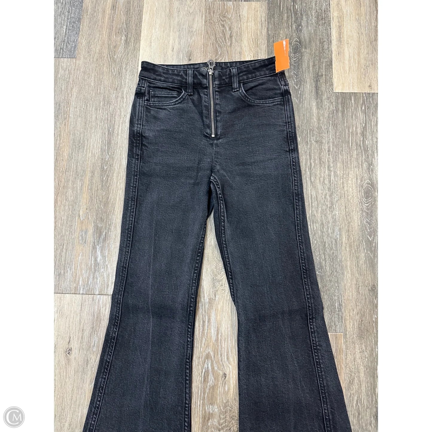 Jeans Boot Cut By Maje In Black Denim, Size: 4