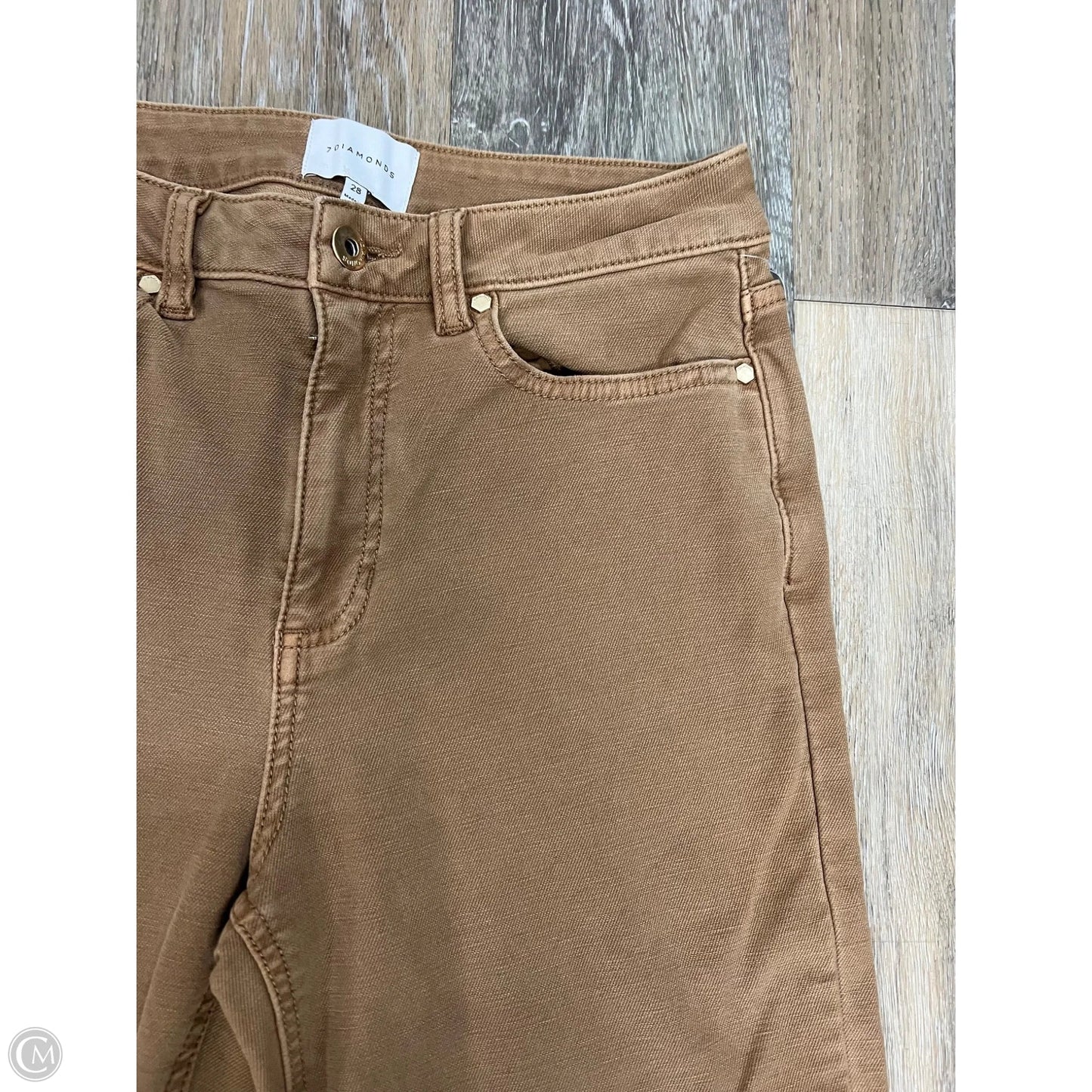 Jeans Straight By 7 Diamonds In Brown, Size: 6