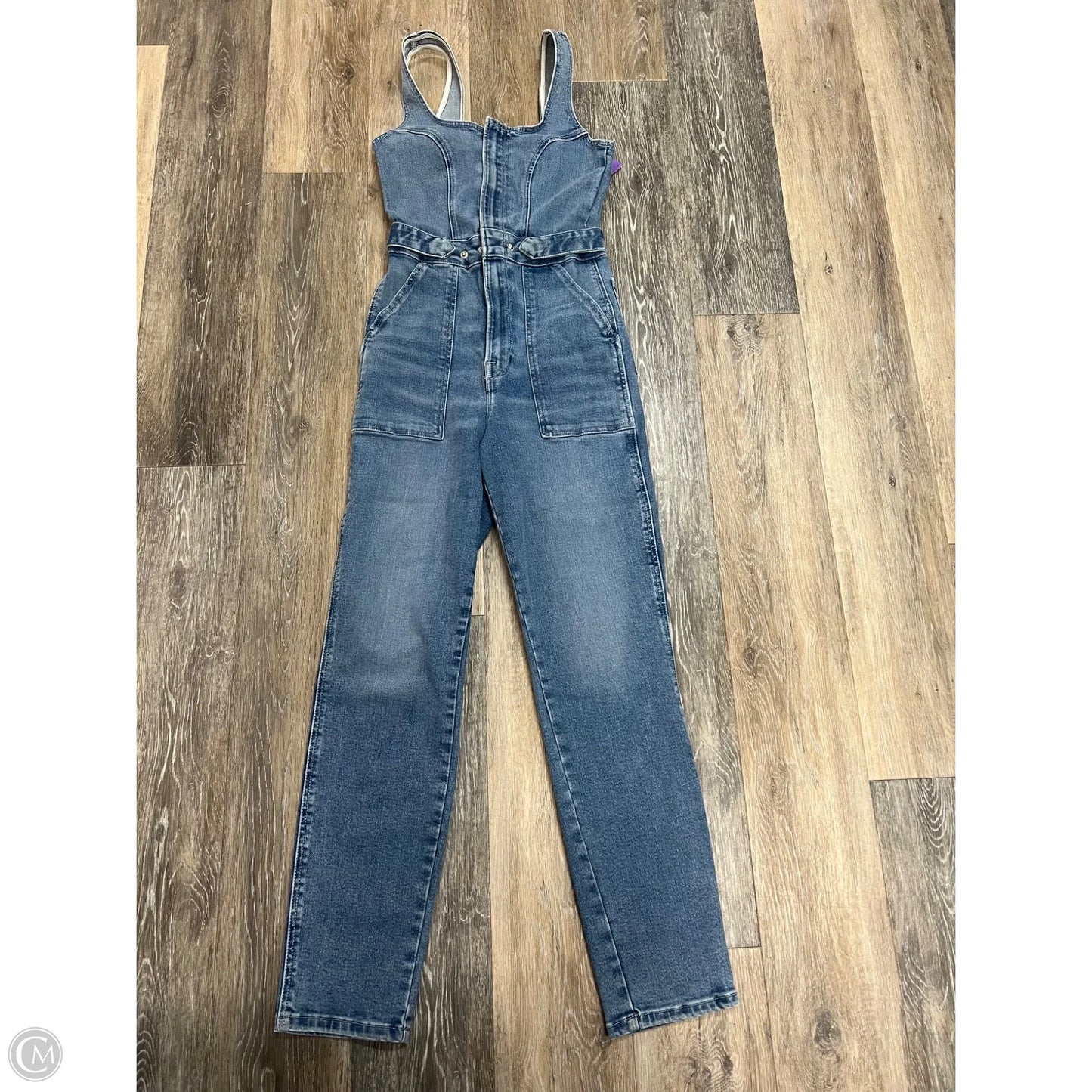 Jumpsuit By Good American In Blue Denim, Size: S