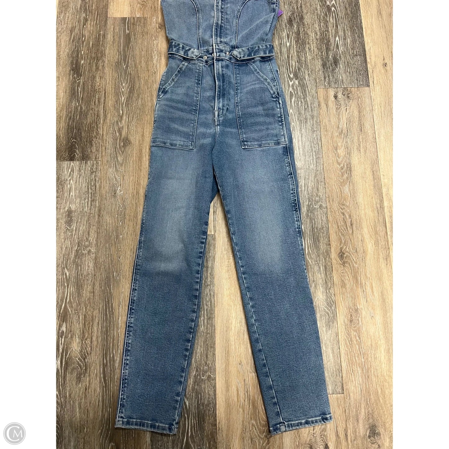 Jumpsuit By Good American In Blue Denim, Size: S