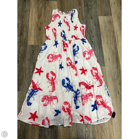 -Dress Casual Maxi By J. Crew In White, Size: L
