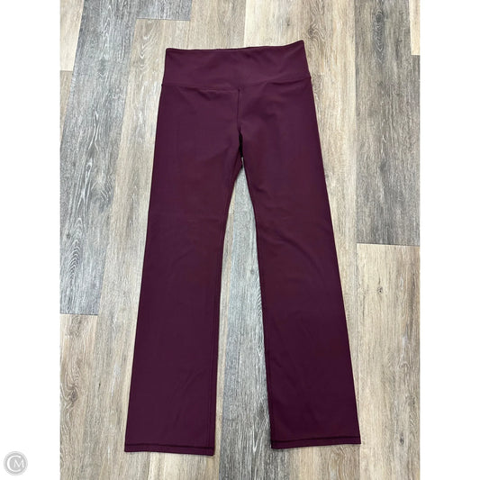 Athletic Pants By Athleta In Maroon, Size: L