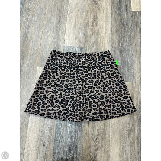 Athletic Skort By Ypb In Animal Print, Size: L