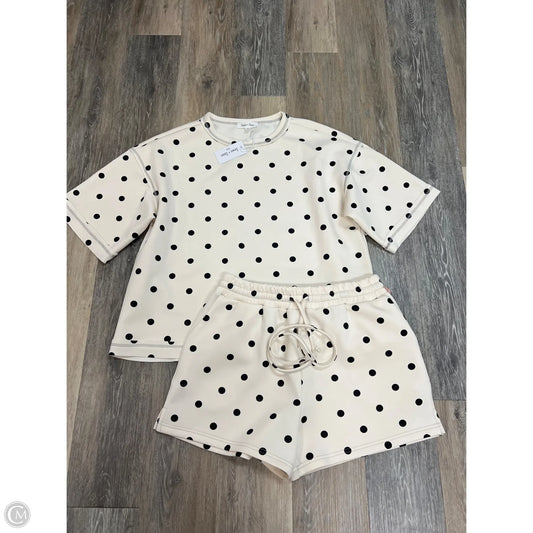 Shorts Set By Sewn & Seen In Polkadot Pattern, Size: M