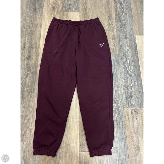 Athletic Pants By Gym Shark In Purple, Size: M