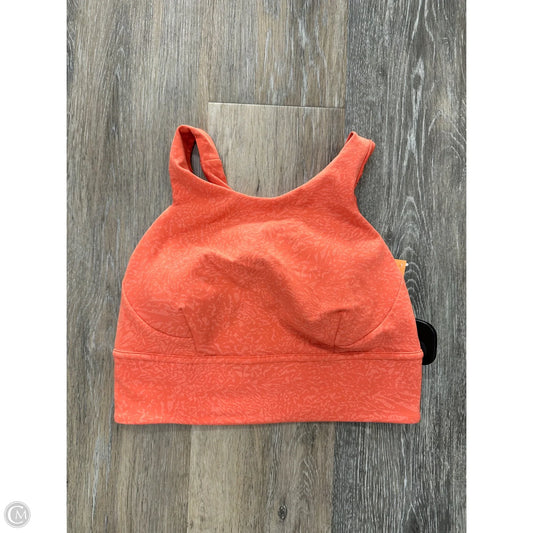 -Athletic Bra By Lululemon In Orange, Size: 6
