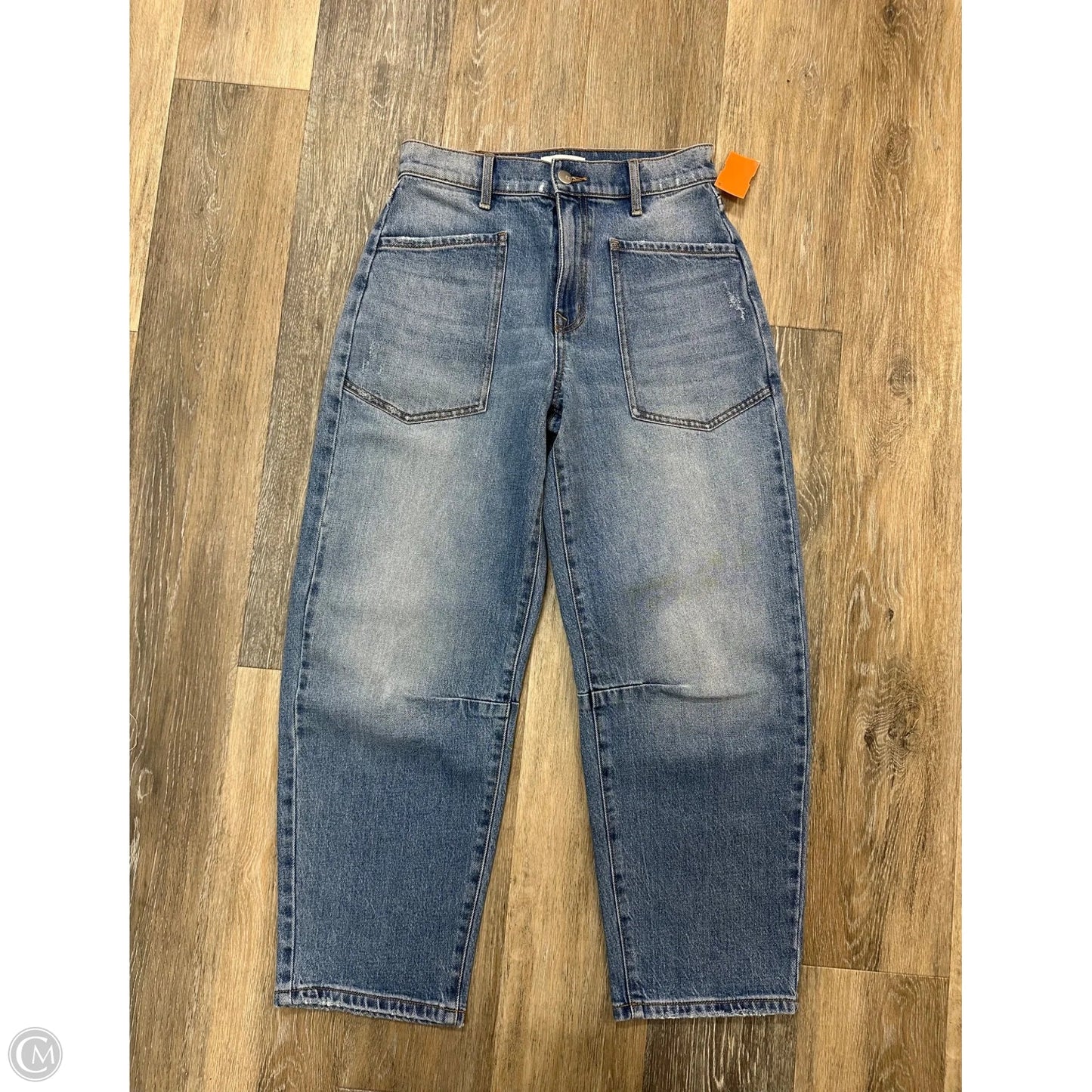 Jeans Straight By Evereve In Blue Denim, Size: 0