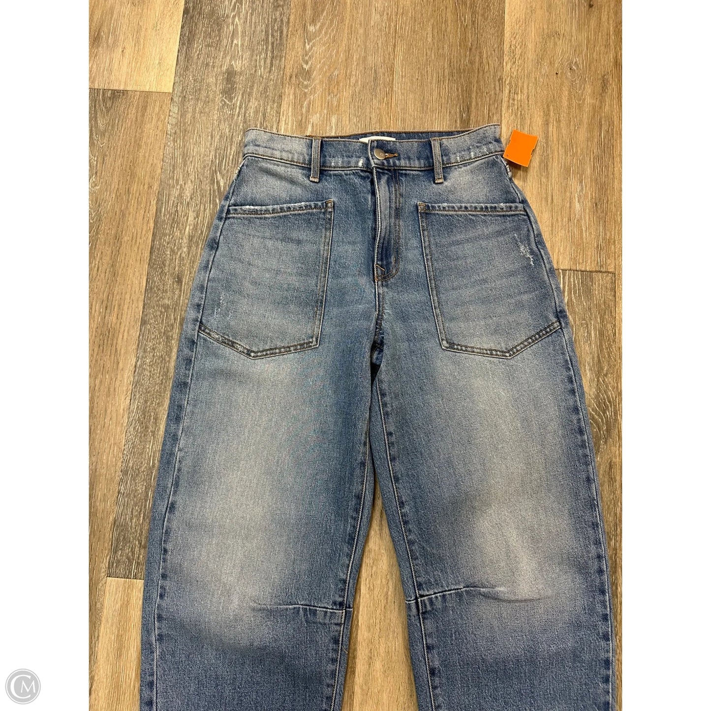 Jeans Straight By Evereve In Blue Denim, Size: 0