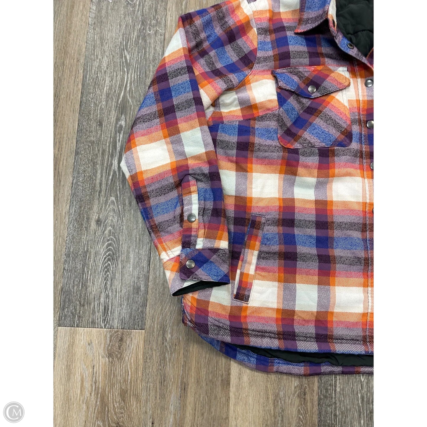 Jacket Shirt By Duluth Trading In Plaid Pattern, Size: Xxl
