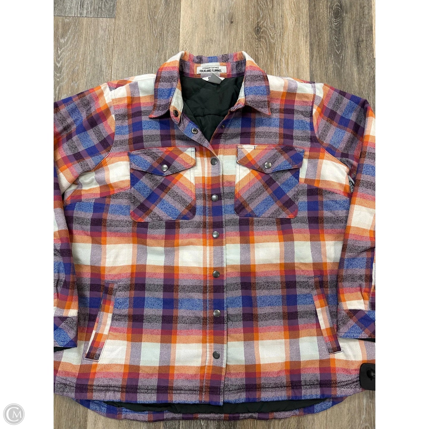 Jacket Shirt By Duluth Trading In Plaid Pattern, Size: Xxl