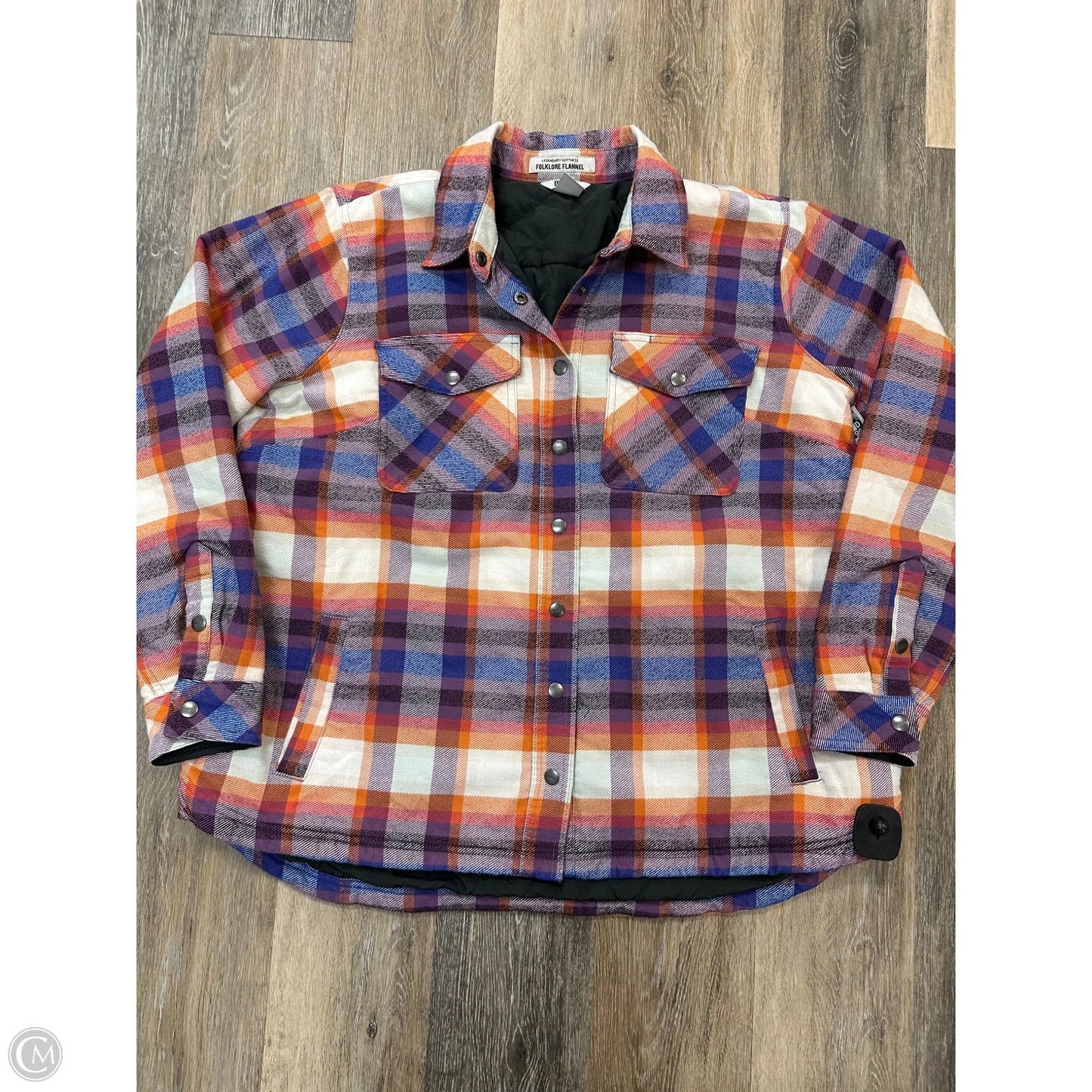 Jacket Shirt By Duluth Trading In Plaid Pattern, Size: Xxl
