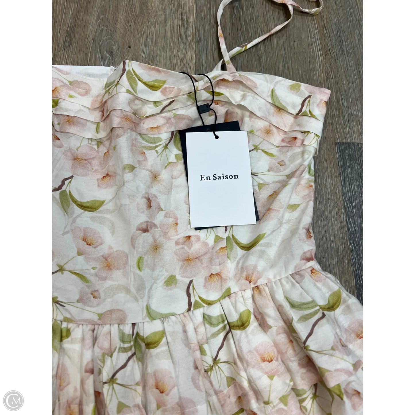 -Dress Party Long By En Saison In Floral Print, Size: M
