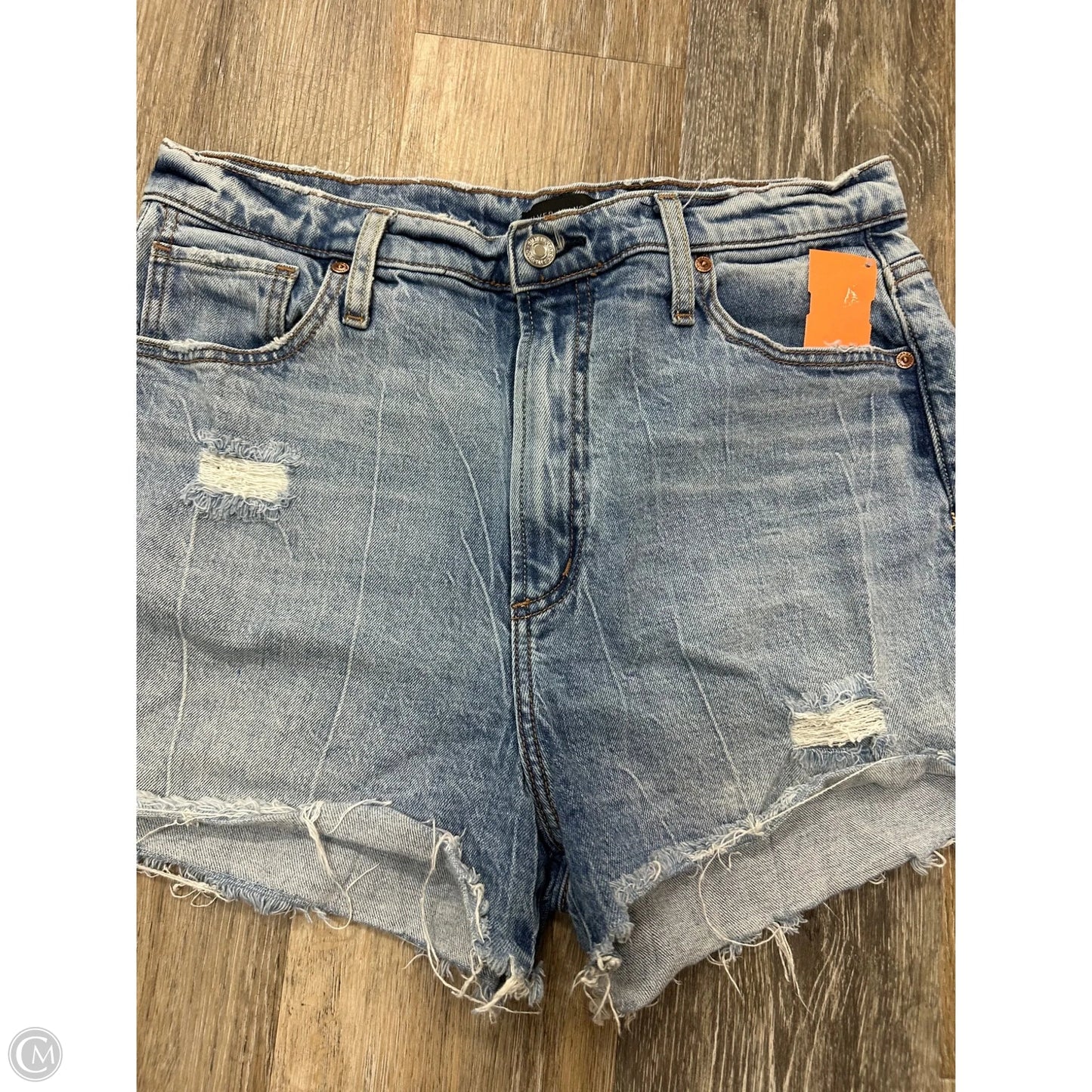 Shorts By Silver In Blue Denim, Size: 12