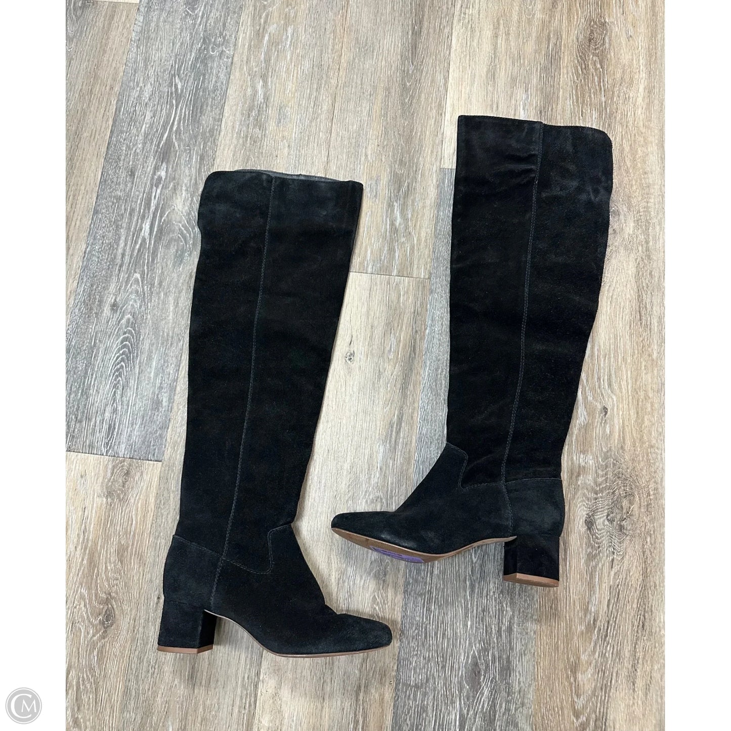 Boots Knee Heels By Madewell In Black, Size: 8